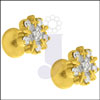 Flower Diamond Earrings -  JPNM2617 - Click here to View more details about this Product